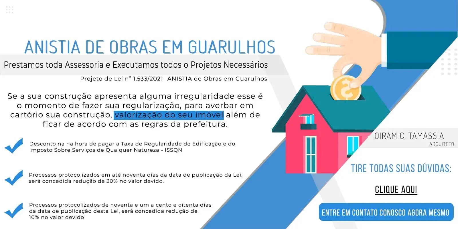 Banner - Arquitetura e Projetos Oiram